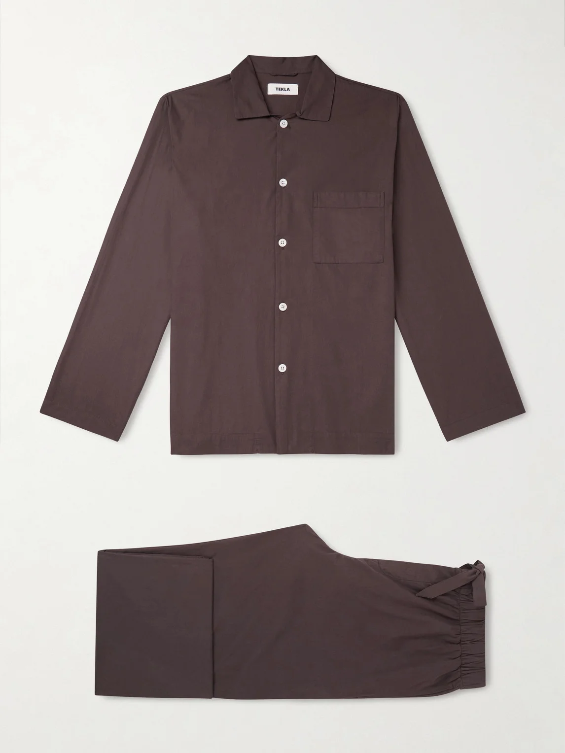 Organic Cotton-Poplin Pyjamas - 1