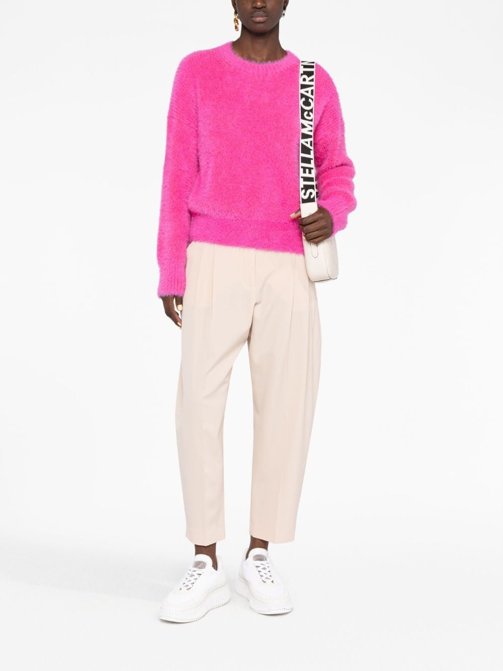 long-sleeved textured jumper - 2