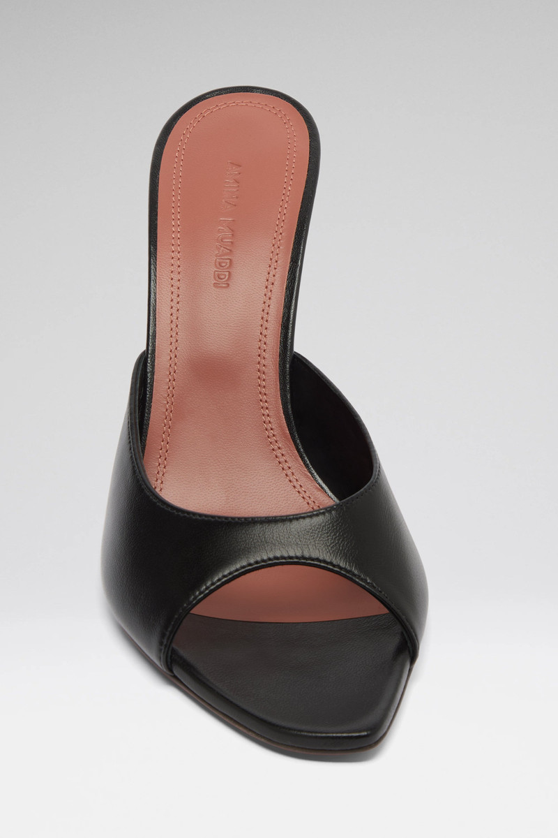 Amina Muaddi ALEXA SLIPPER 95 BLACK NAPPA outlook