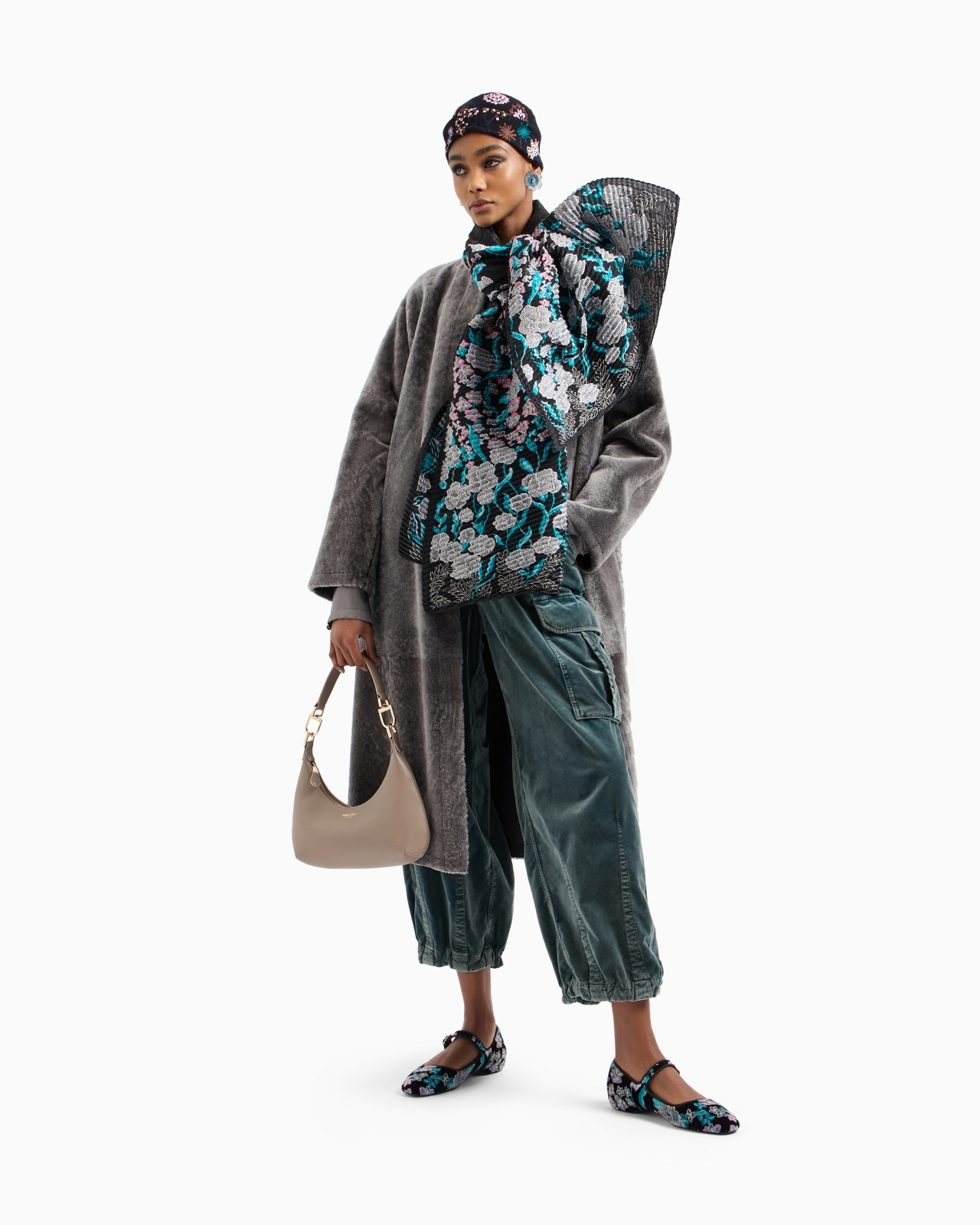 LONG SHEARLING COAT - 2