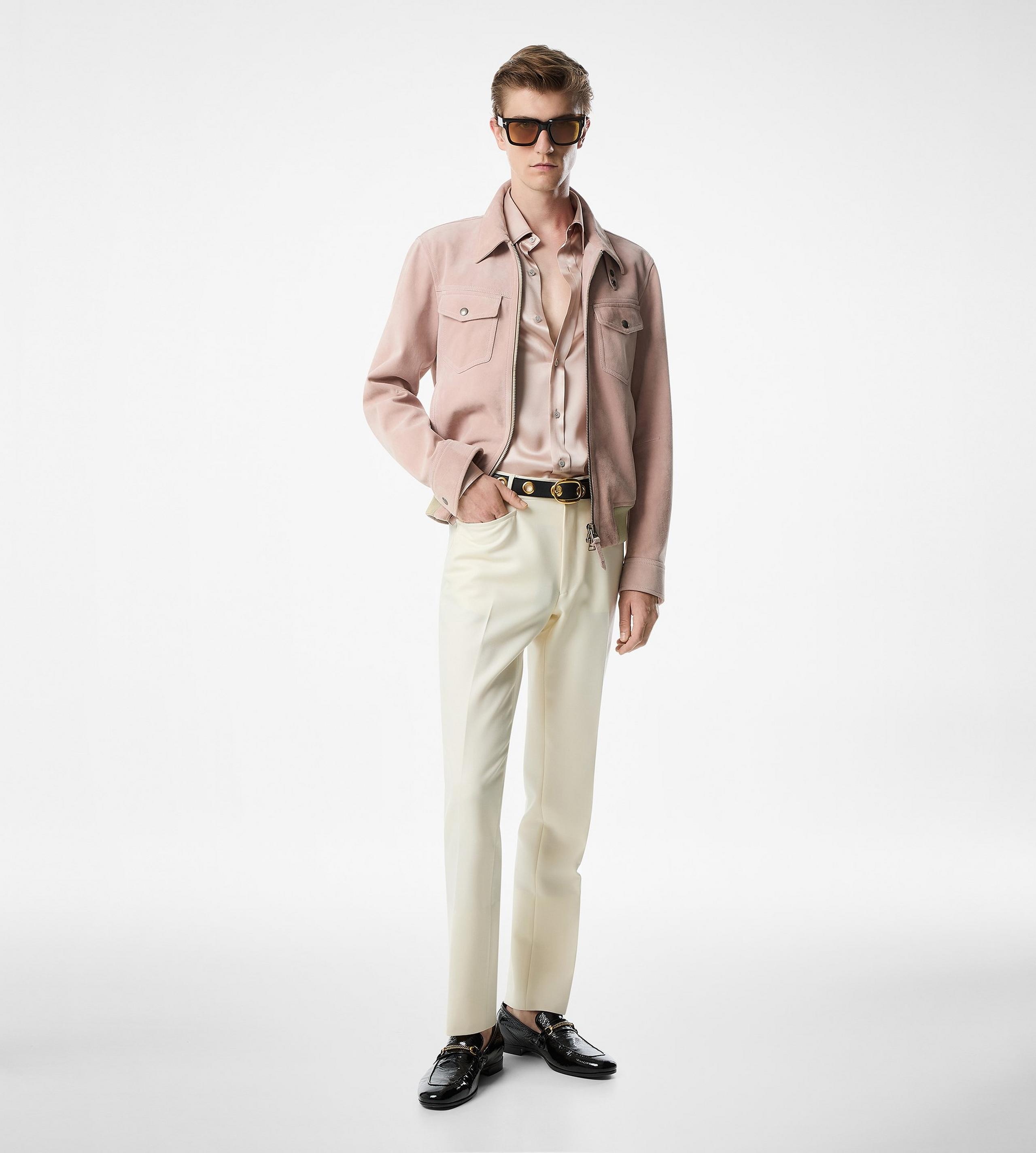CASHMERE SUEDE BLOUSON - 2