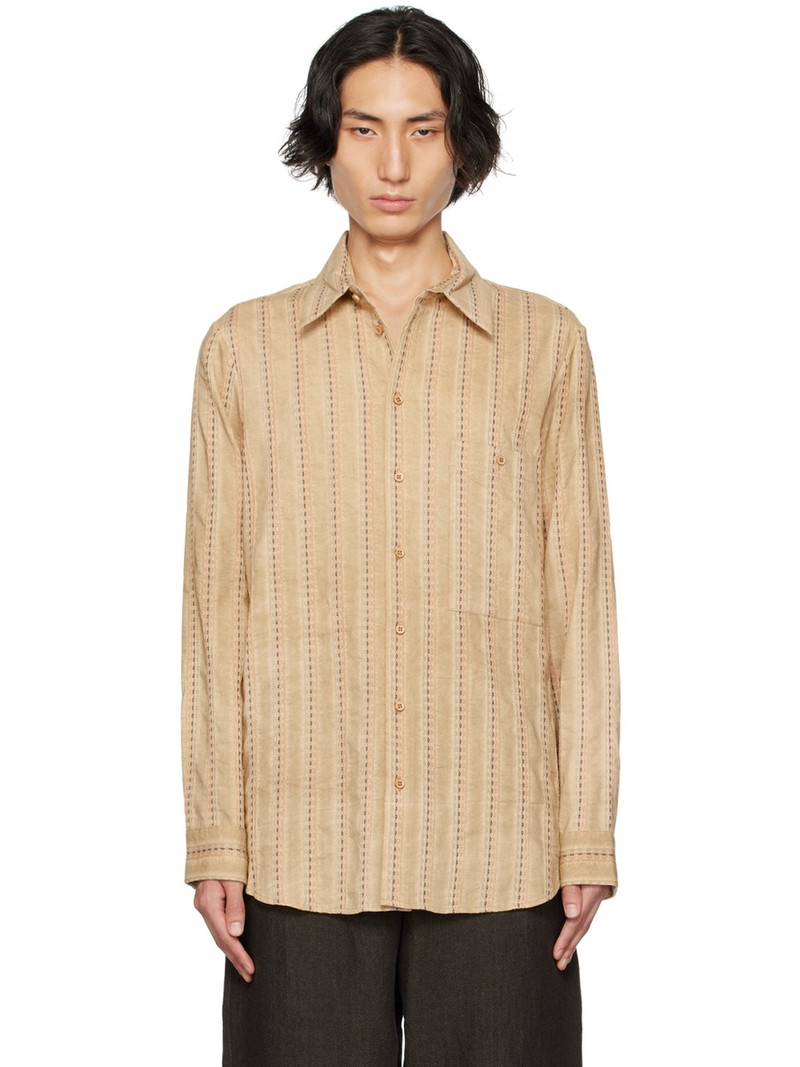 Tan Tab Shirt - 1