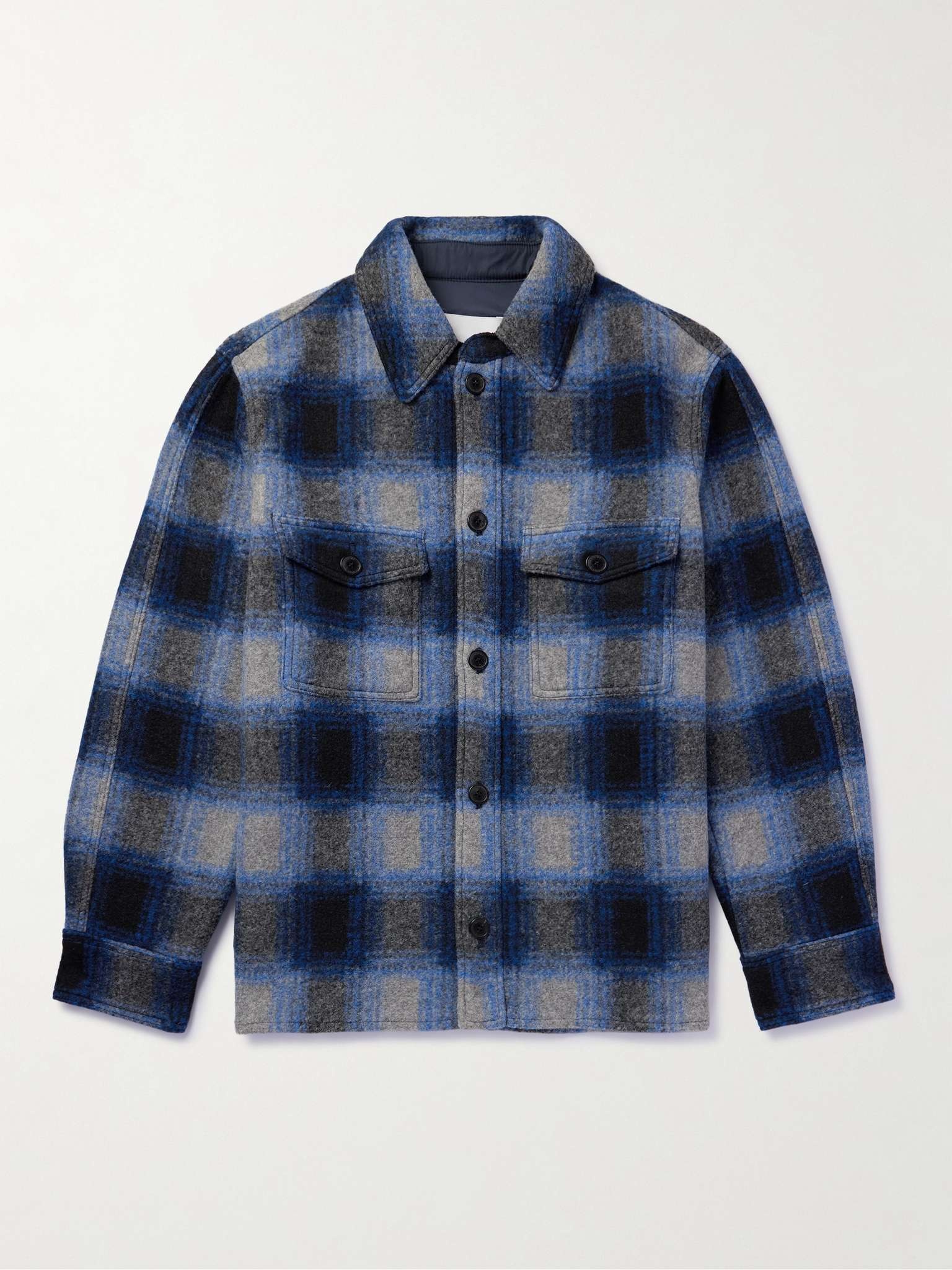 Kevron Checked Flannel Shirt Jacket - 1