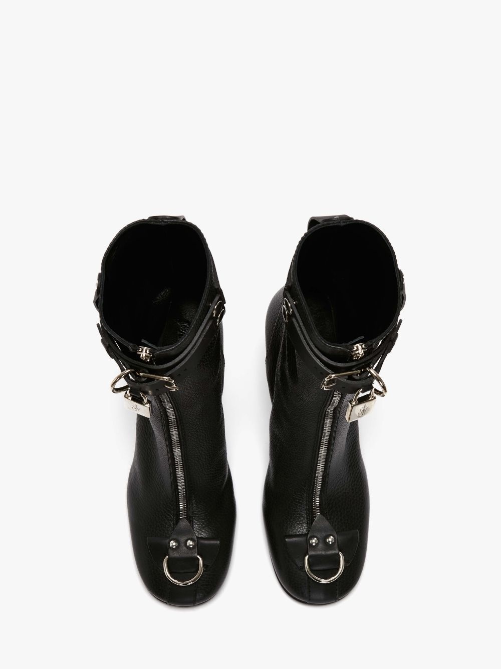 PADLOCK ANKLE HEEL BOOTS - 4