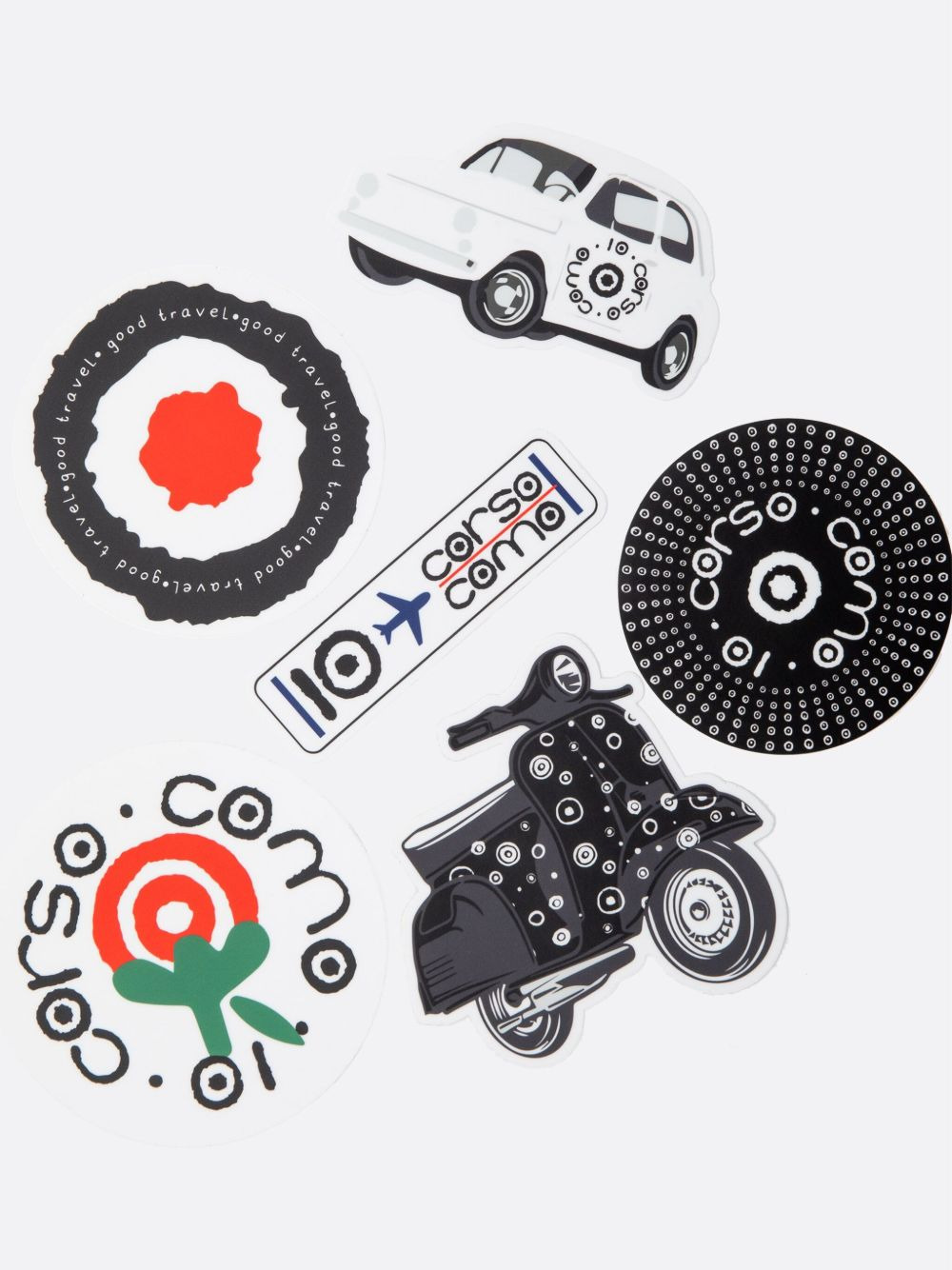 x 10 Corso Como luggage stickers (pack of six) - 3