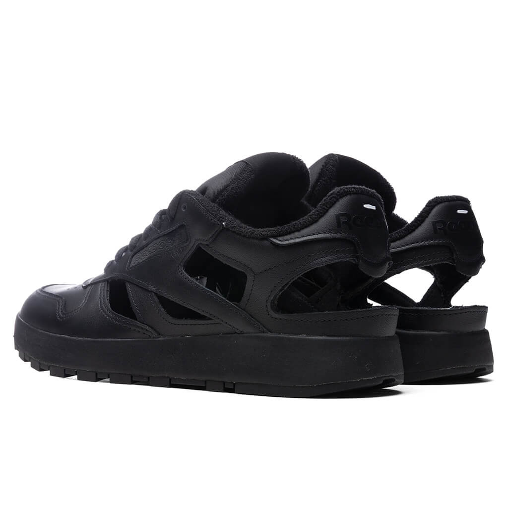 MAISON MARGIELA X REEBOK DÉCORTIQUÉ’ CLASSIC LEATHER SNEAKER - BLACK - 3