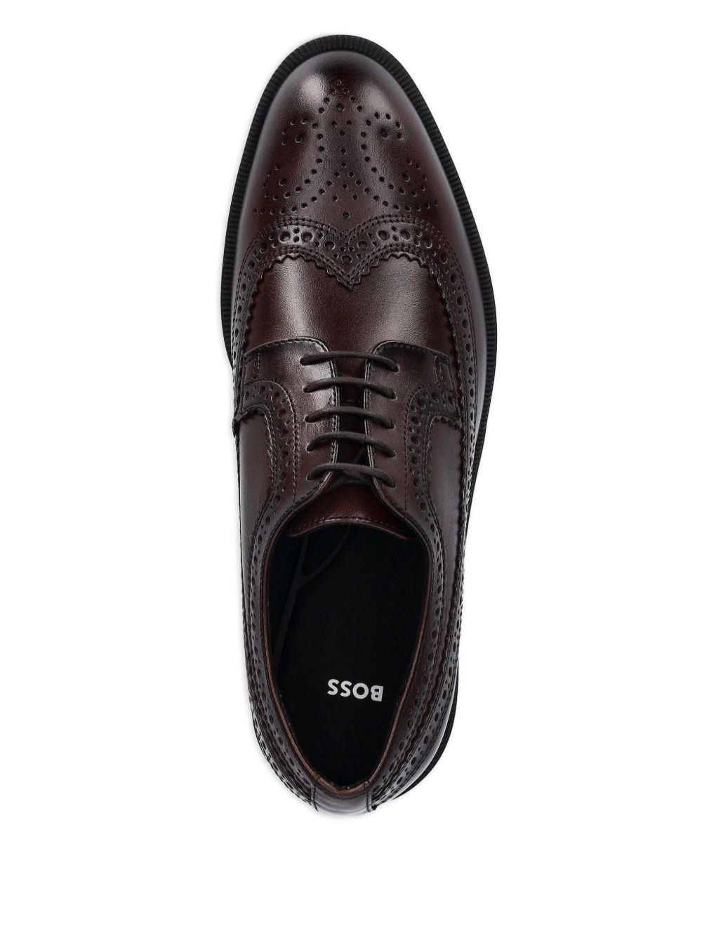 brogue lace-up shoes - 4