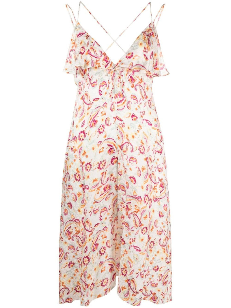 flower-print midi dress 1