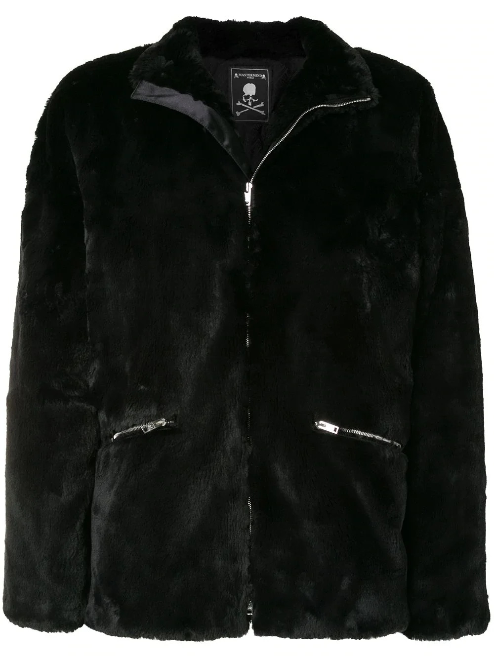 skull print zipped jacket - 1