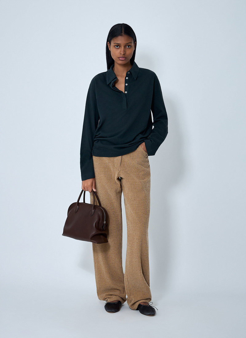 The Row Roddie Polo Top outlook