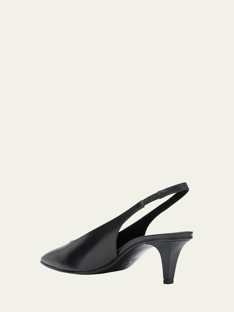 Rebecca Leather Slingback Pumps 4