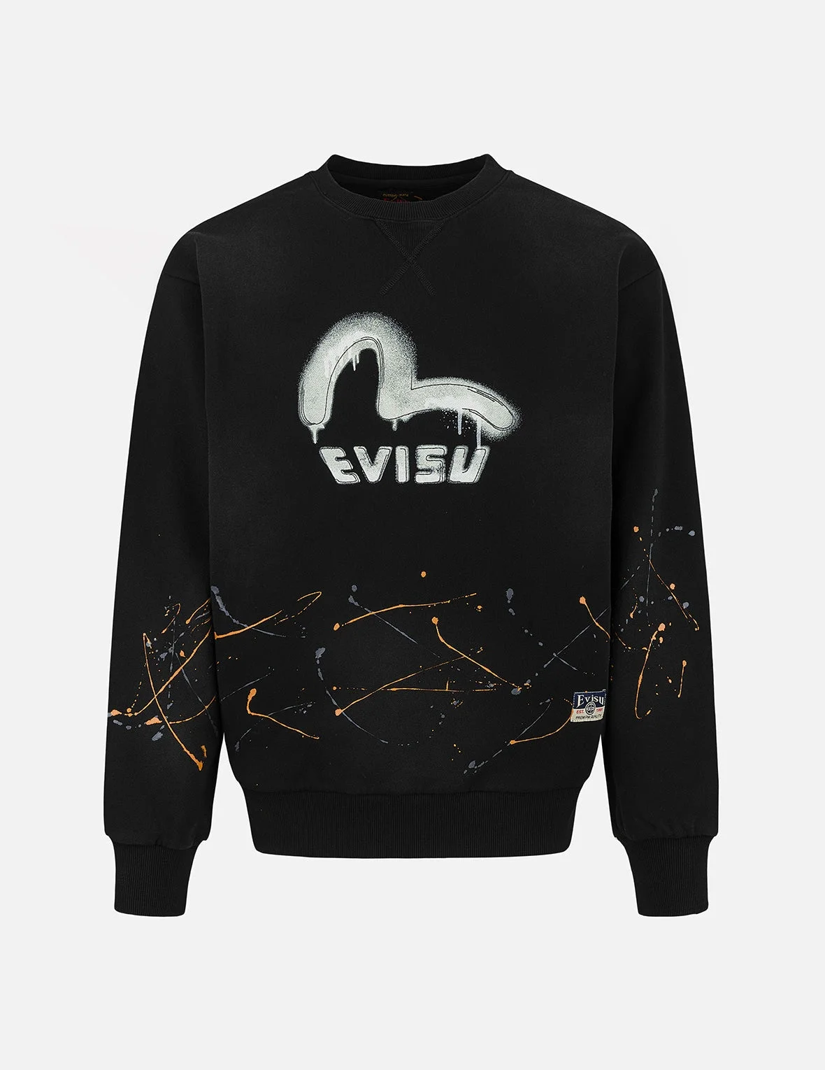 Logo and Seagull Print Relax Fit Sweatshirts - 1