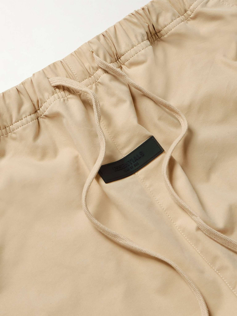 Logo-Appliquéd Cotton-Blend Twill Drawstring Trousers 3
