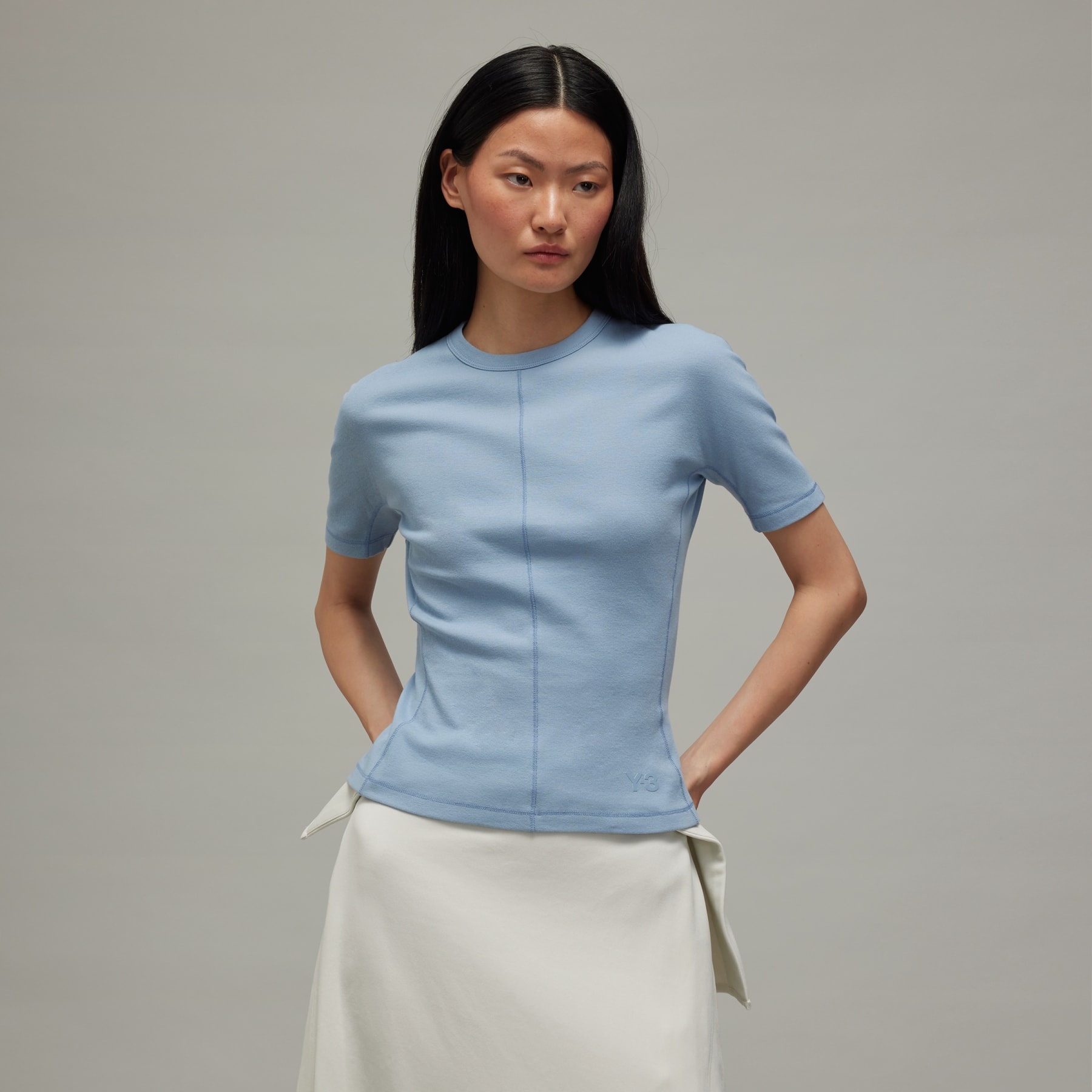Y-3 Fitted Short Sleeve Tee - 2