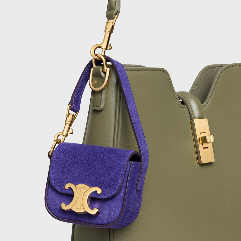 MICRO CLAUDE IN SUEDE CALFSKIN 4