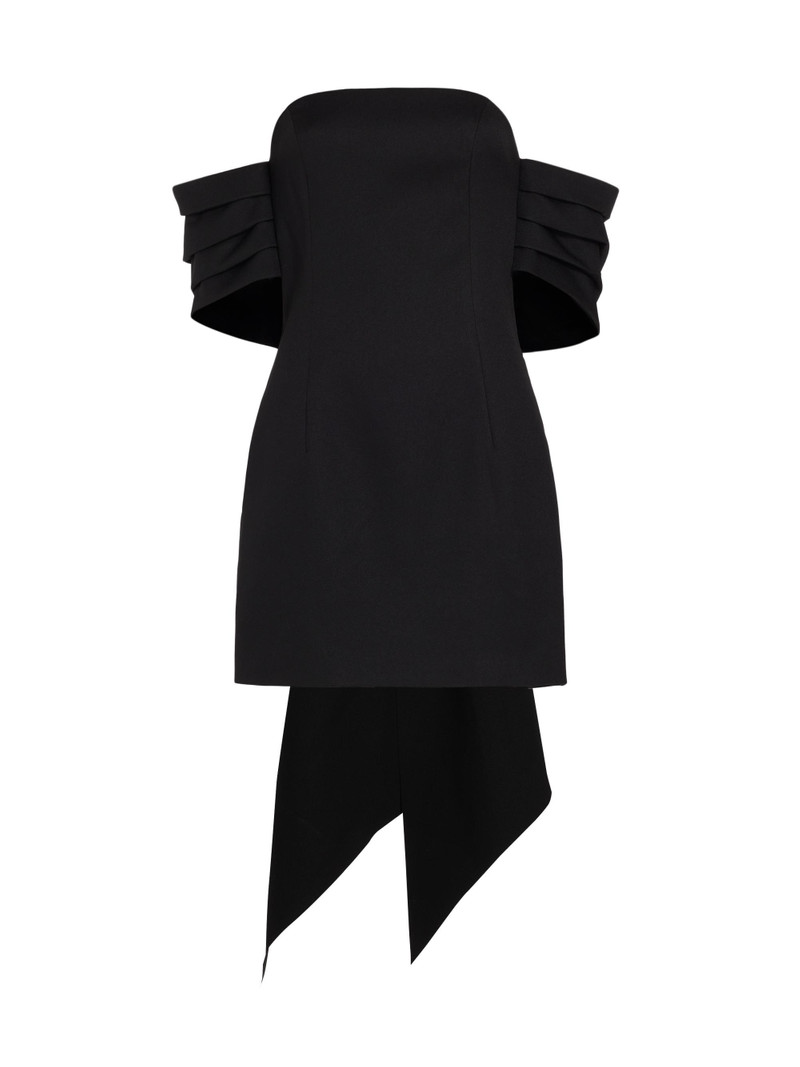 Women's Disco Hour Calypso Bow Minidress - Black 1