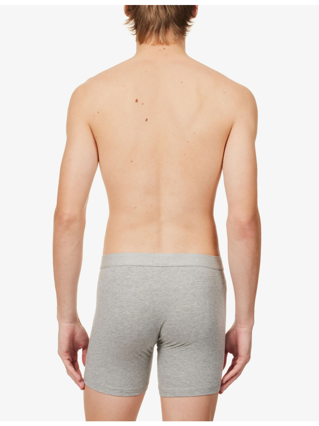 Elasticated-waistband stretch-cotton trunks - 3