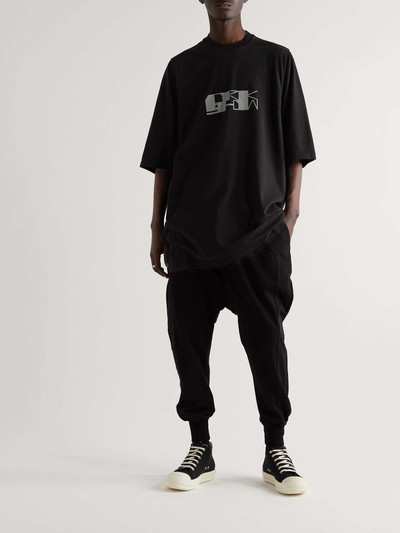 Rick Owens DRKSHDW Jumbo Oversized Logo-Print Cotton-Jersey T-Shirt outlook