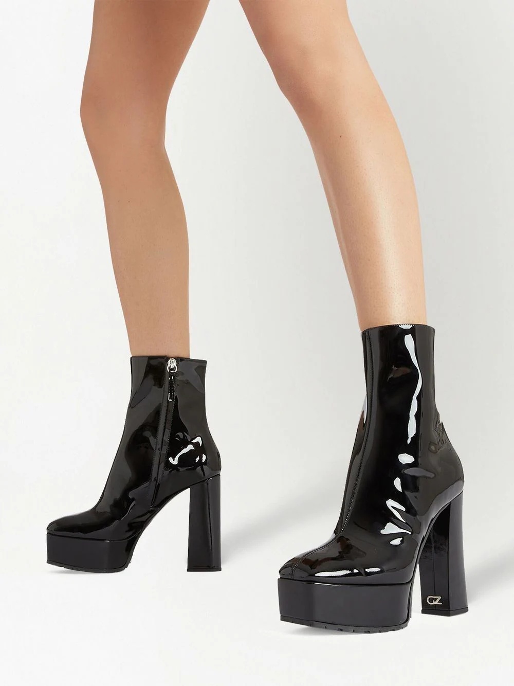 Morgana platform 120mm ankle boots - 4