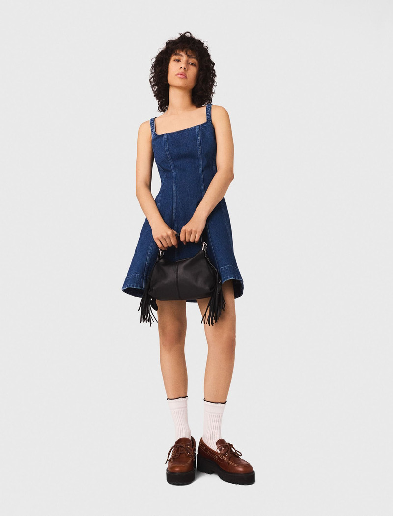 maje Mini denim dress outlook