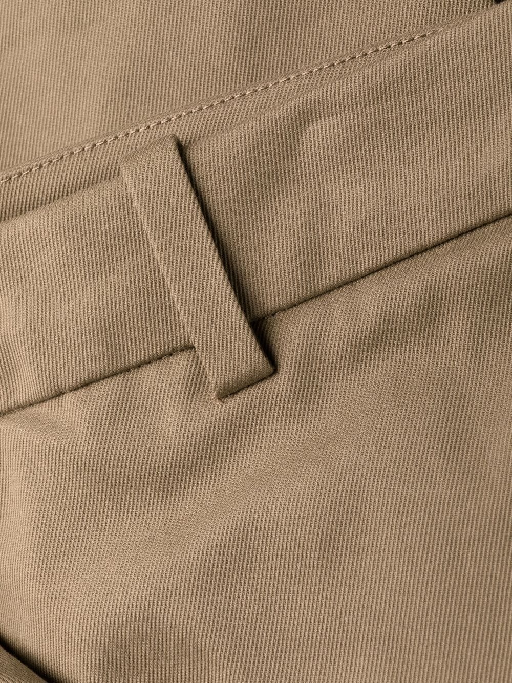 tapered-leg tailored chinos - 7