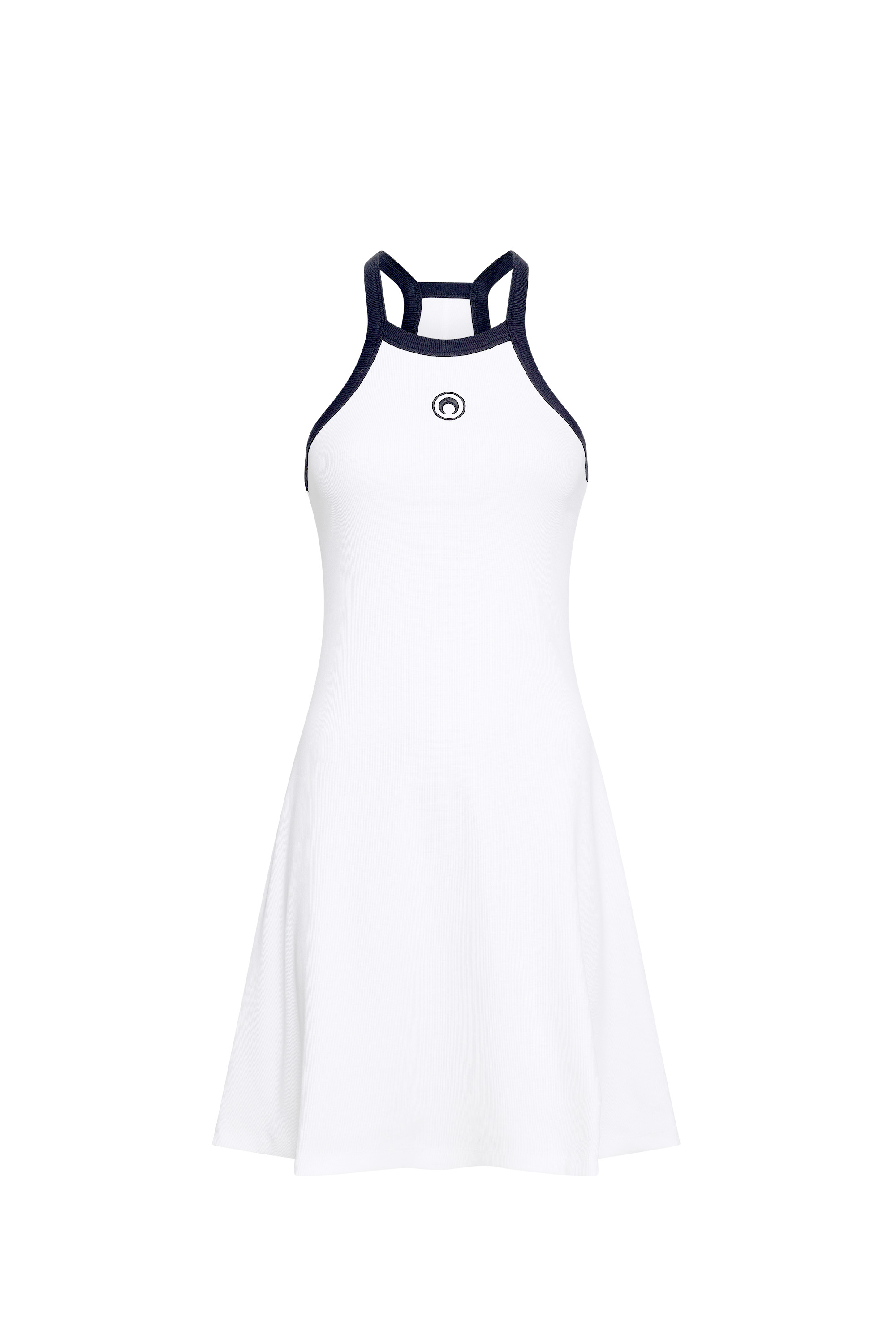 Organic Cotton Rib 2X2 Flared Dress - 1