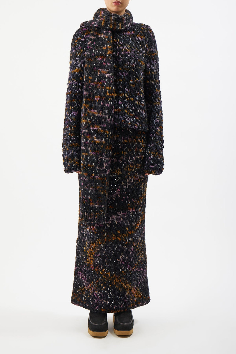 GABRIELA HEARST Louvin Scarf Space Dye in Welfat Cashmere outlook