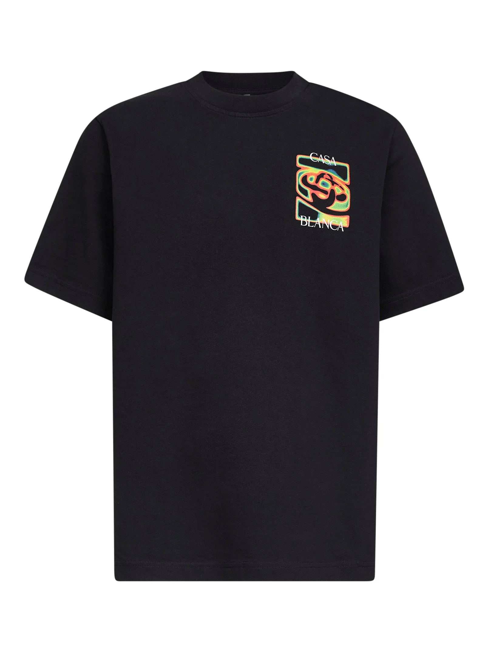 Black Heat Map Logo T-shirt - 1