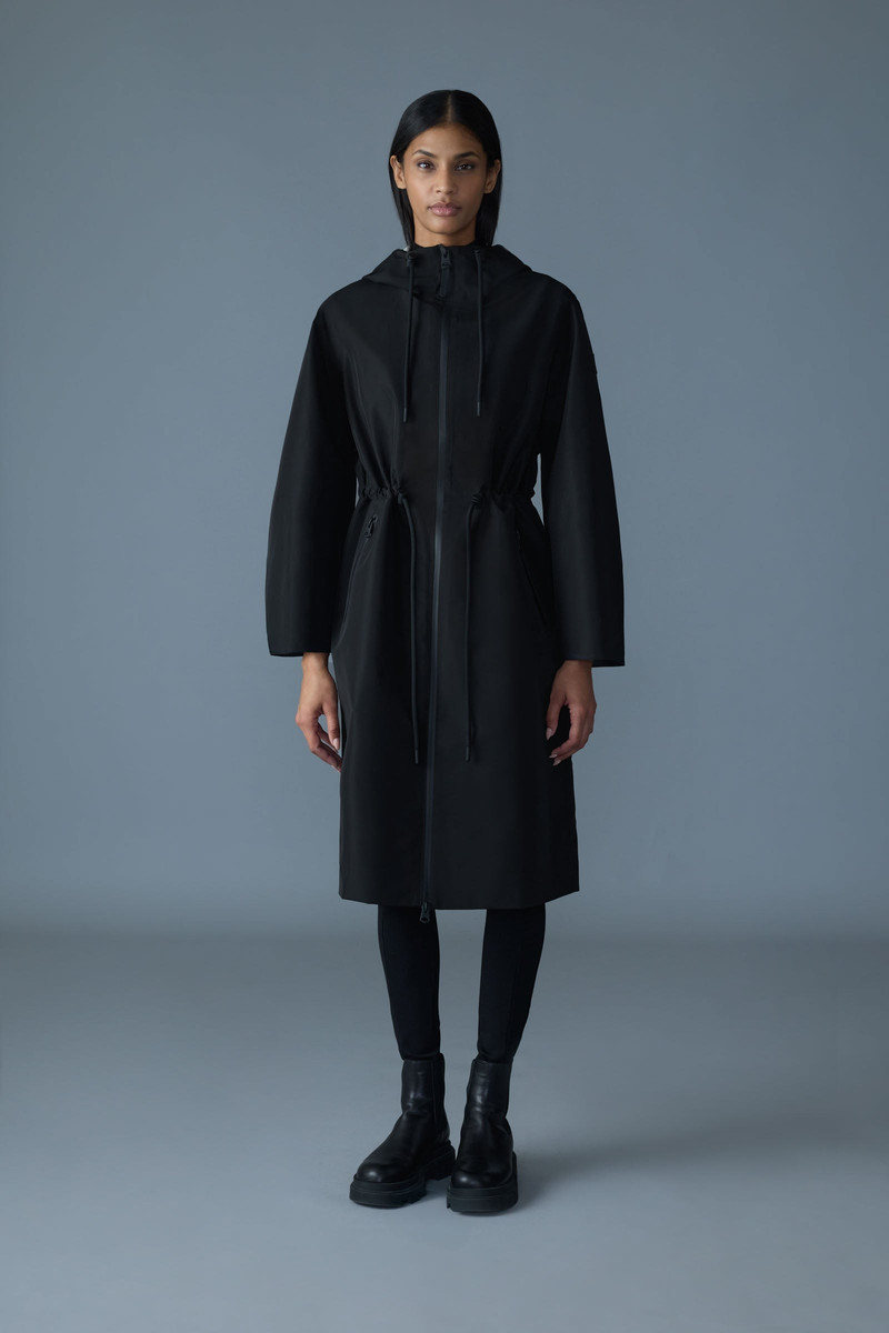 MACKAGE MEKELLE-Z Long Recycled Technical Rain Coat outlook