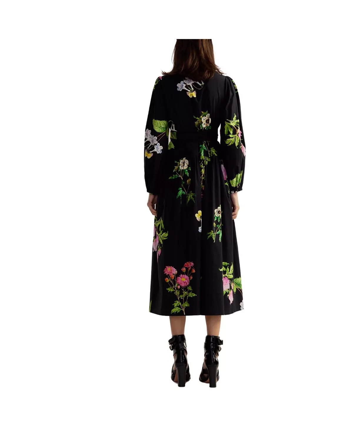 Cotton Sateen Shirt Dress - 3