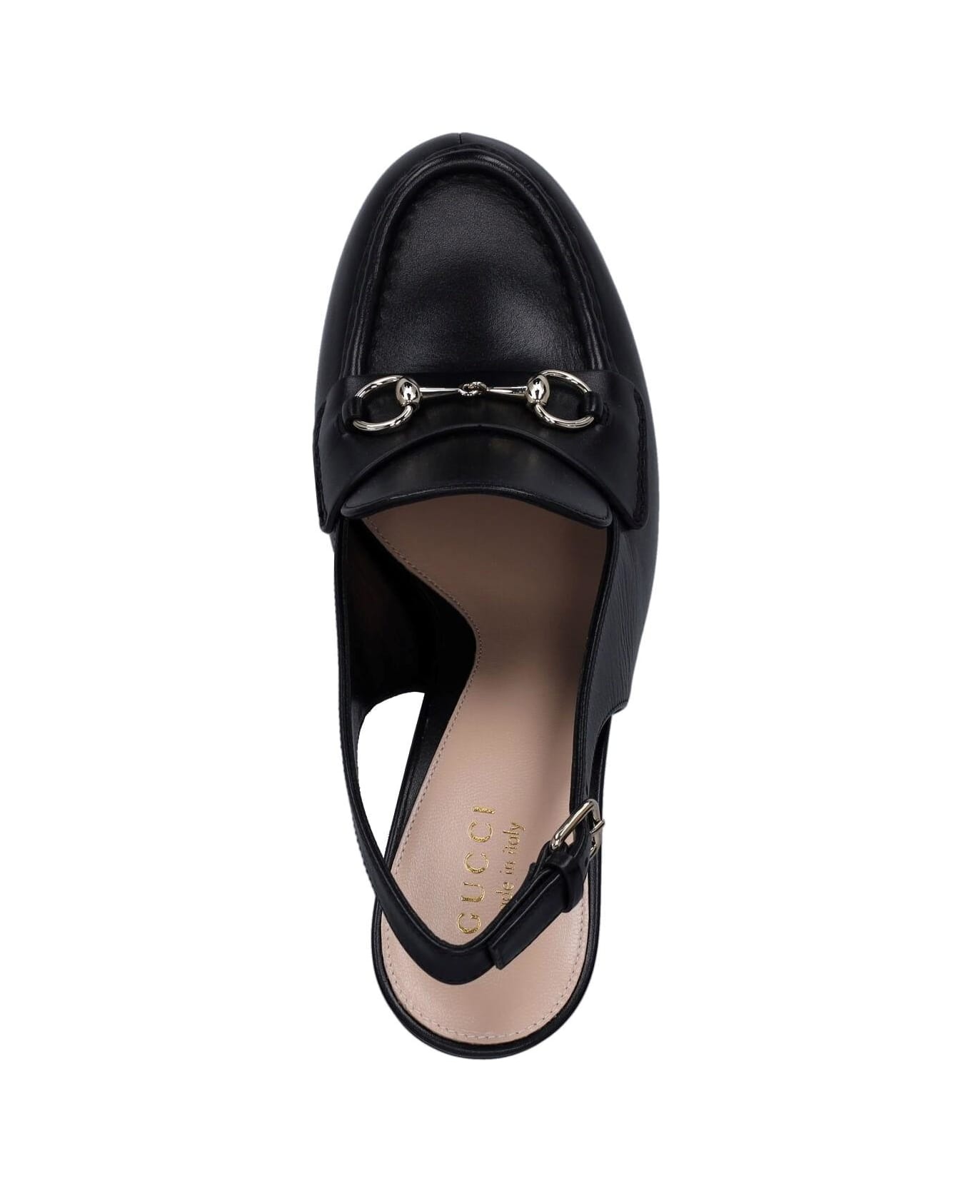 GUCCI Slingback Plateau Loafers With Clamp italist REVERSIBLE