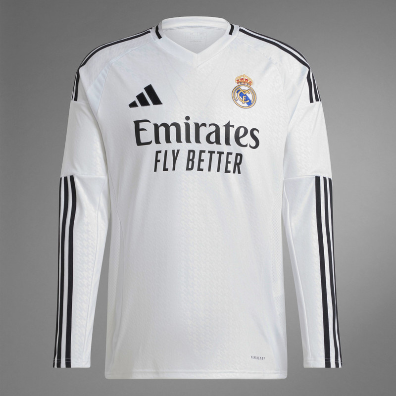 Real Madrid 24/25 Long Sleeve Home Jersey - 1