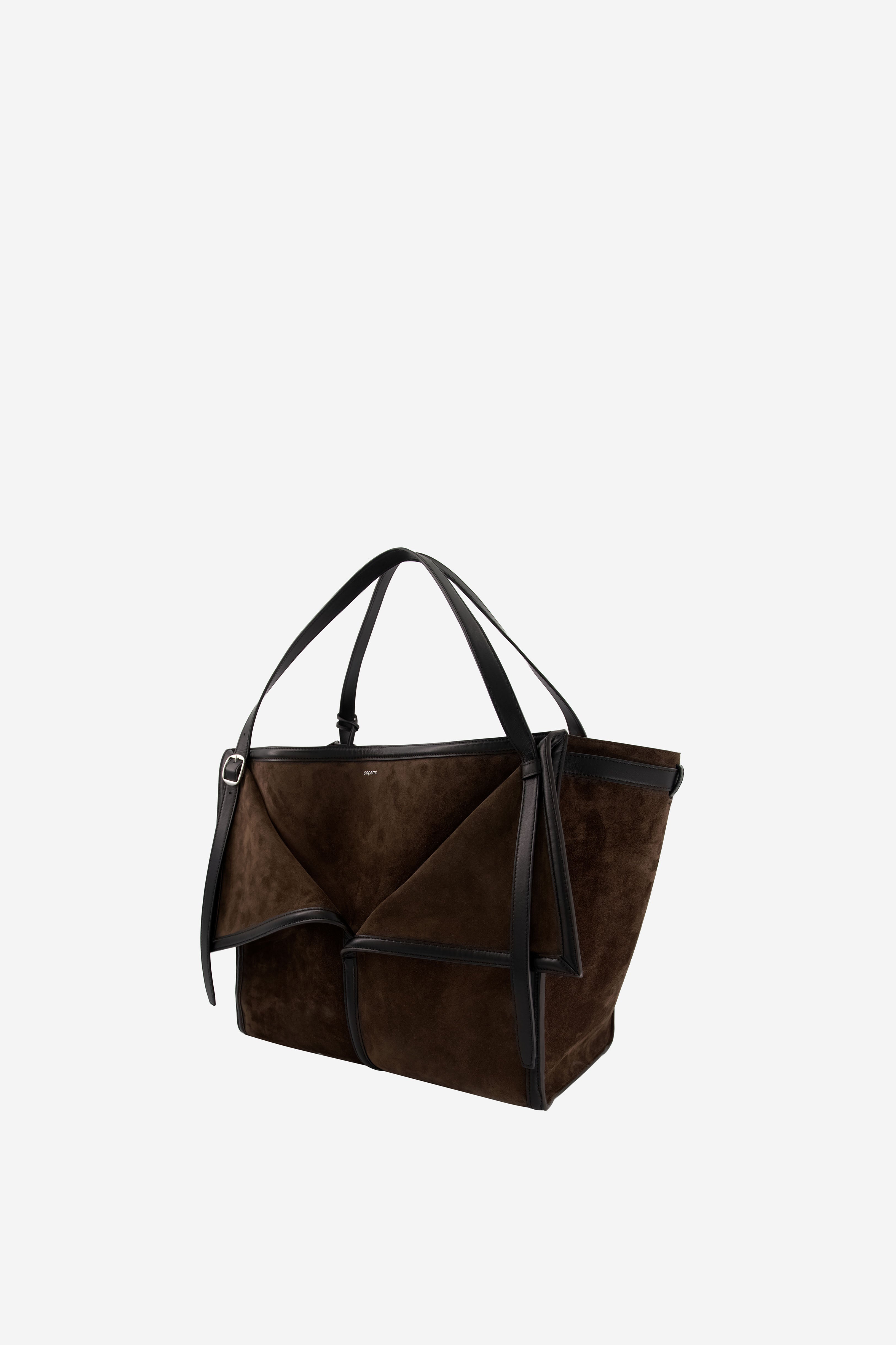 Suede Belt Cabas Bag - 3
