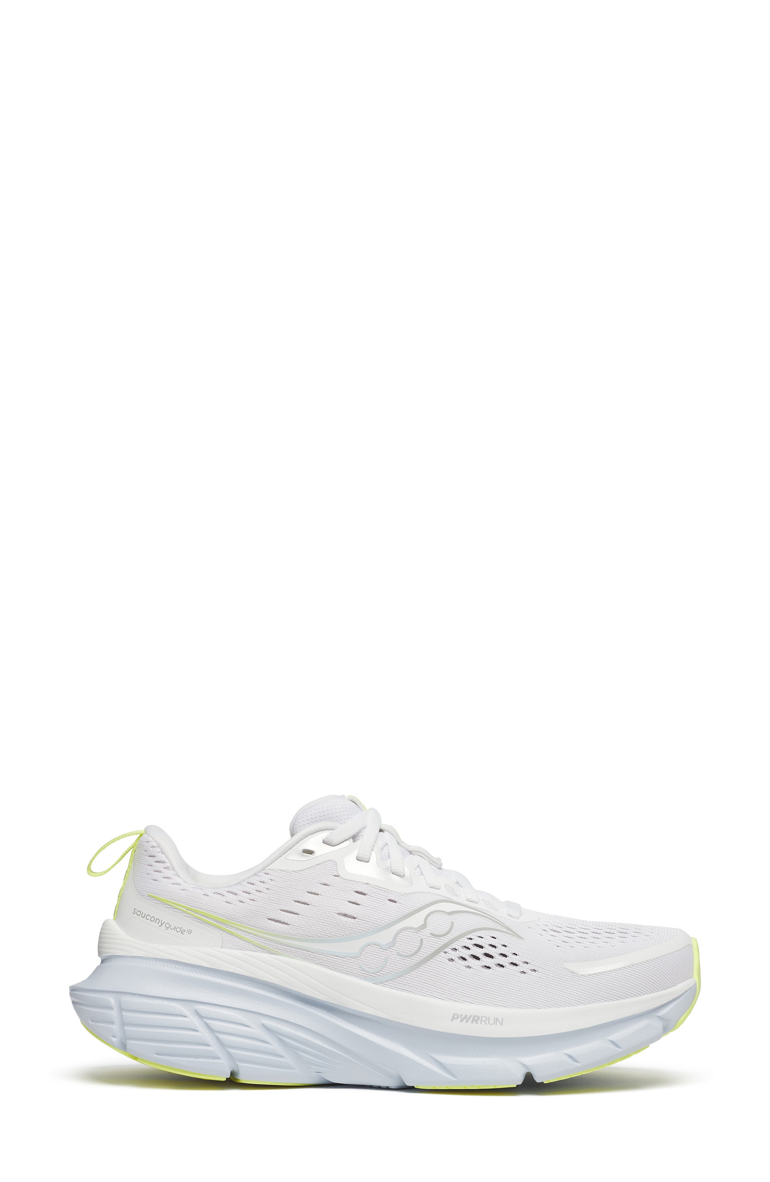 Saucony Guide 18 Running Shoe in White/Ice Melt at Nordstrom - 2