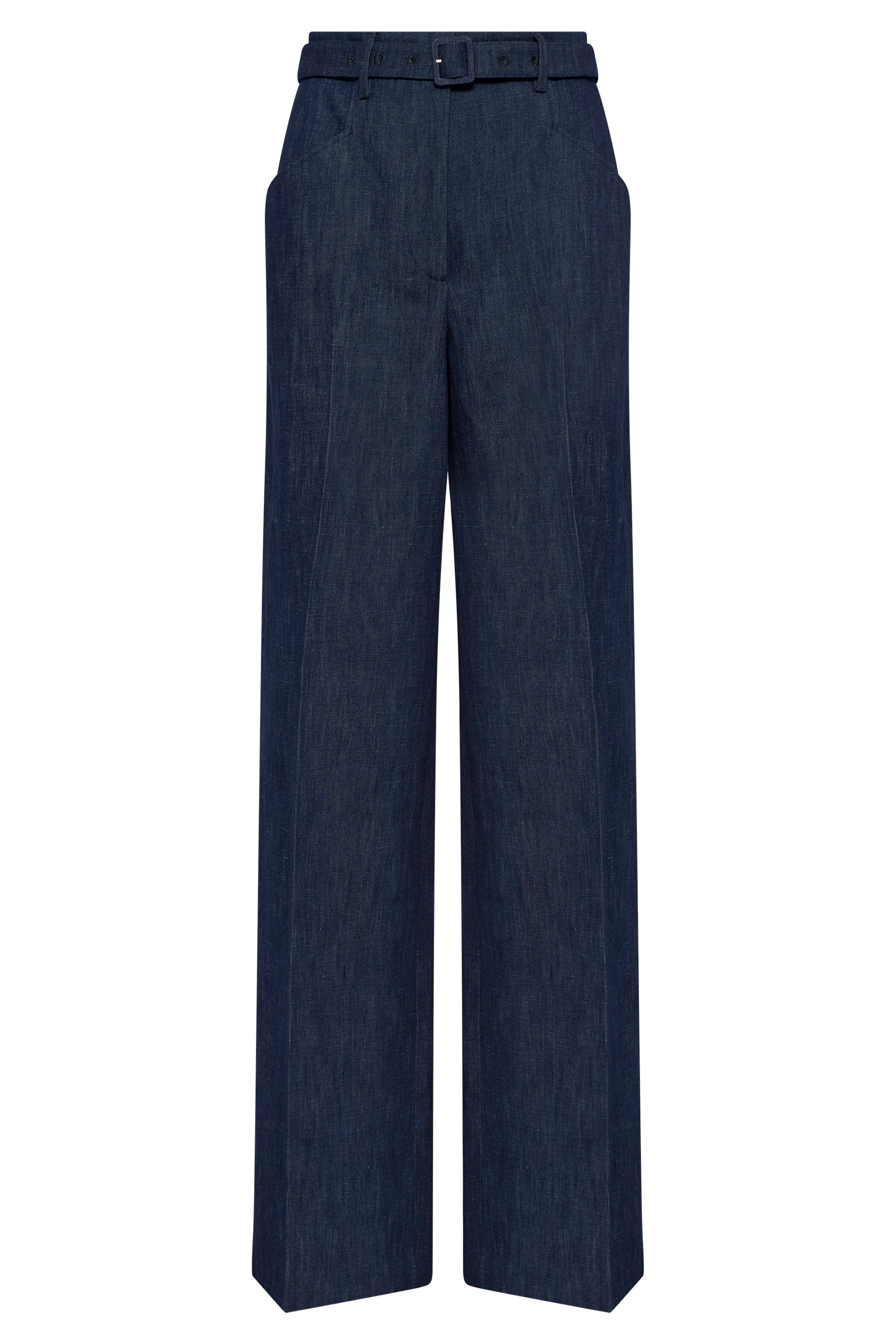 Norman Wide-leg Pant in Recycled Cotton Denim - 1