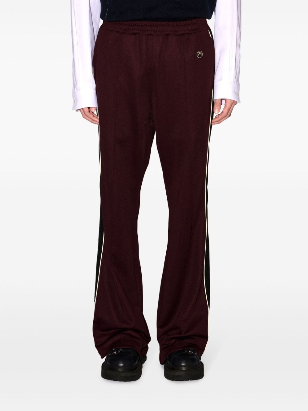 side-stripe track pants - 3