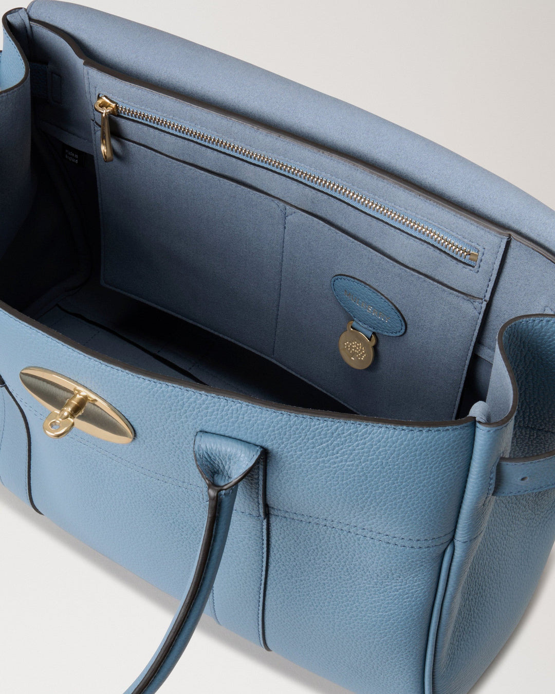 Bayswater Brighton Blue Small Classic Grain - 5