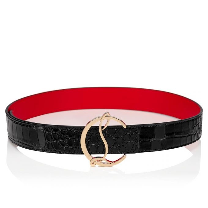 Cl Logo Belt Woman BLACK/GOLD - 2