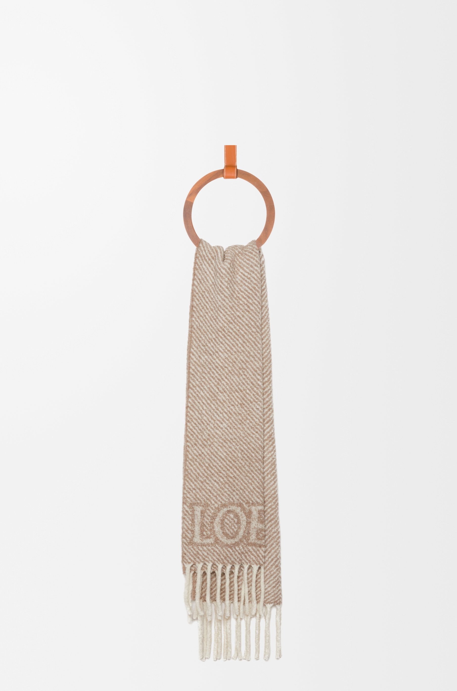 LOEWE scarf in alpaca and wool blend - 3