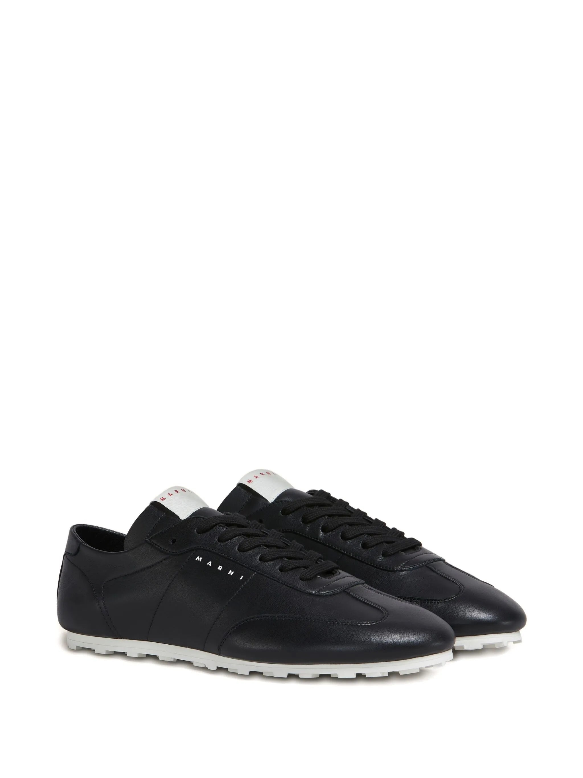 Marni Leather Sneakers - 3