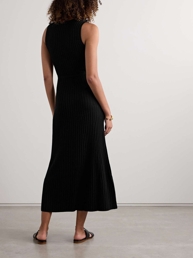 Meier belted ribbed 양모 과 cashmere-blend midi 드레스 3