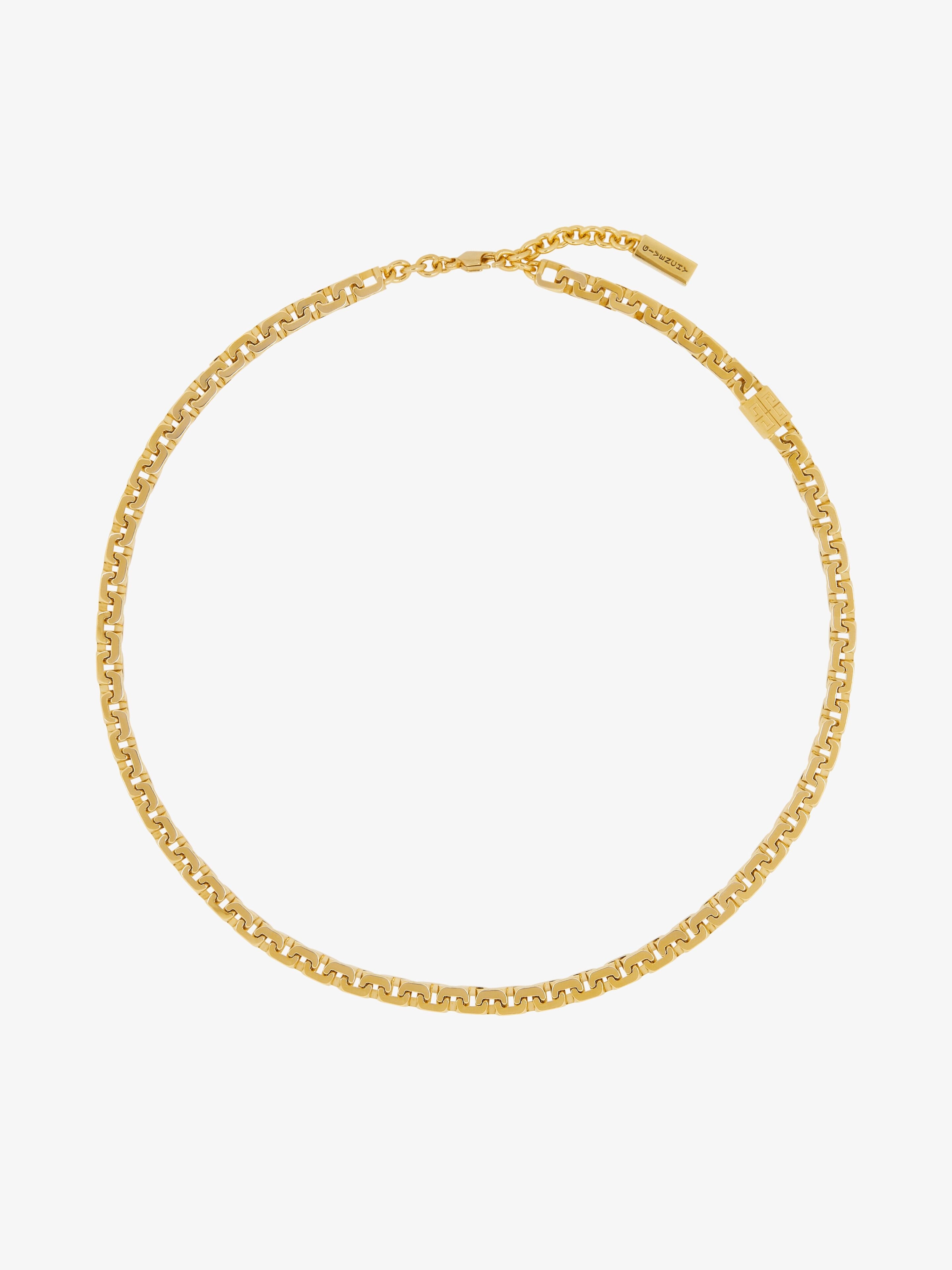 4G CHAIN NECKLACE IN METAL - 1