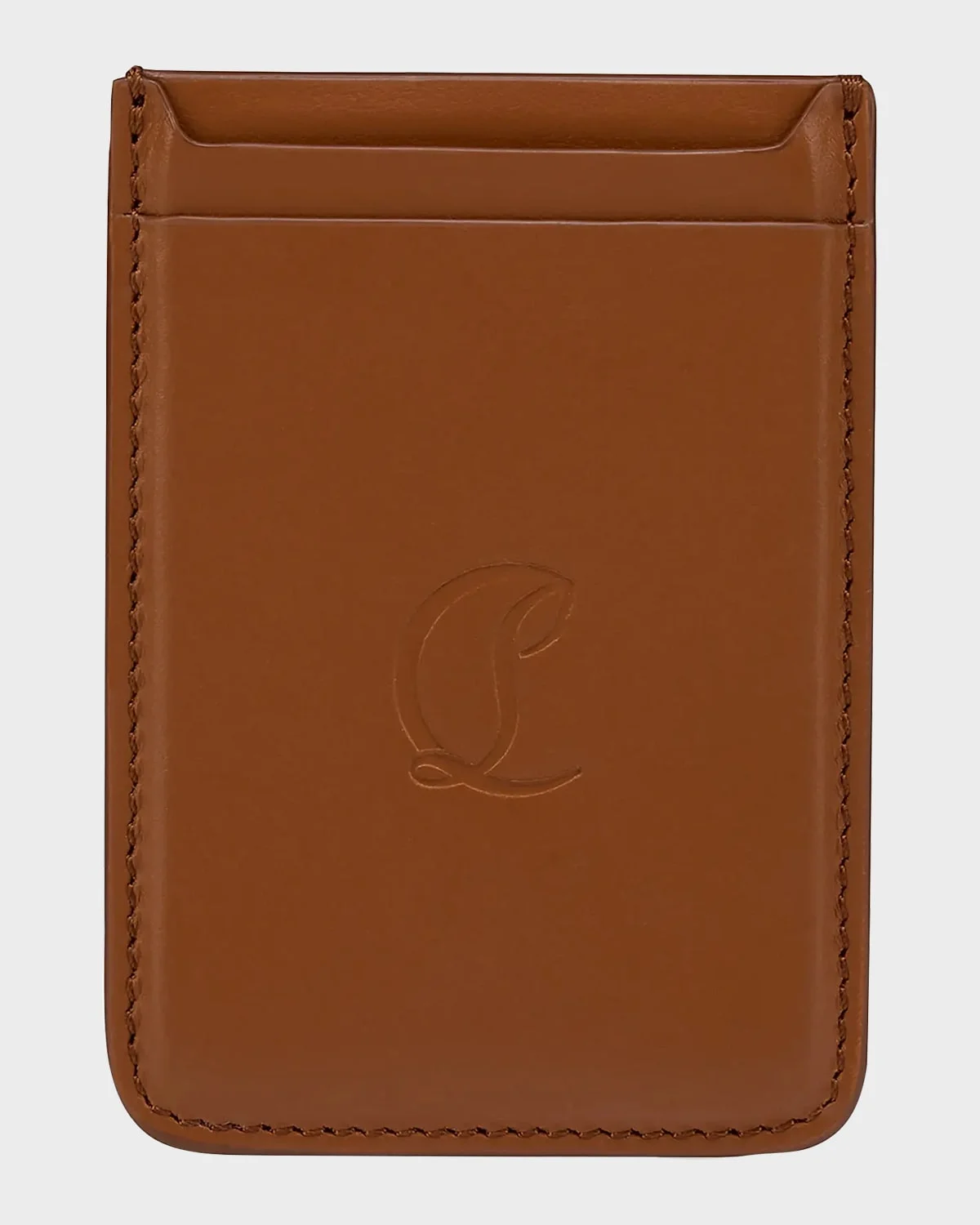 Men's Mooncrest Magnetic Leather Card Holder - 1