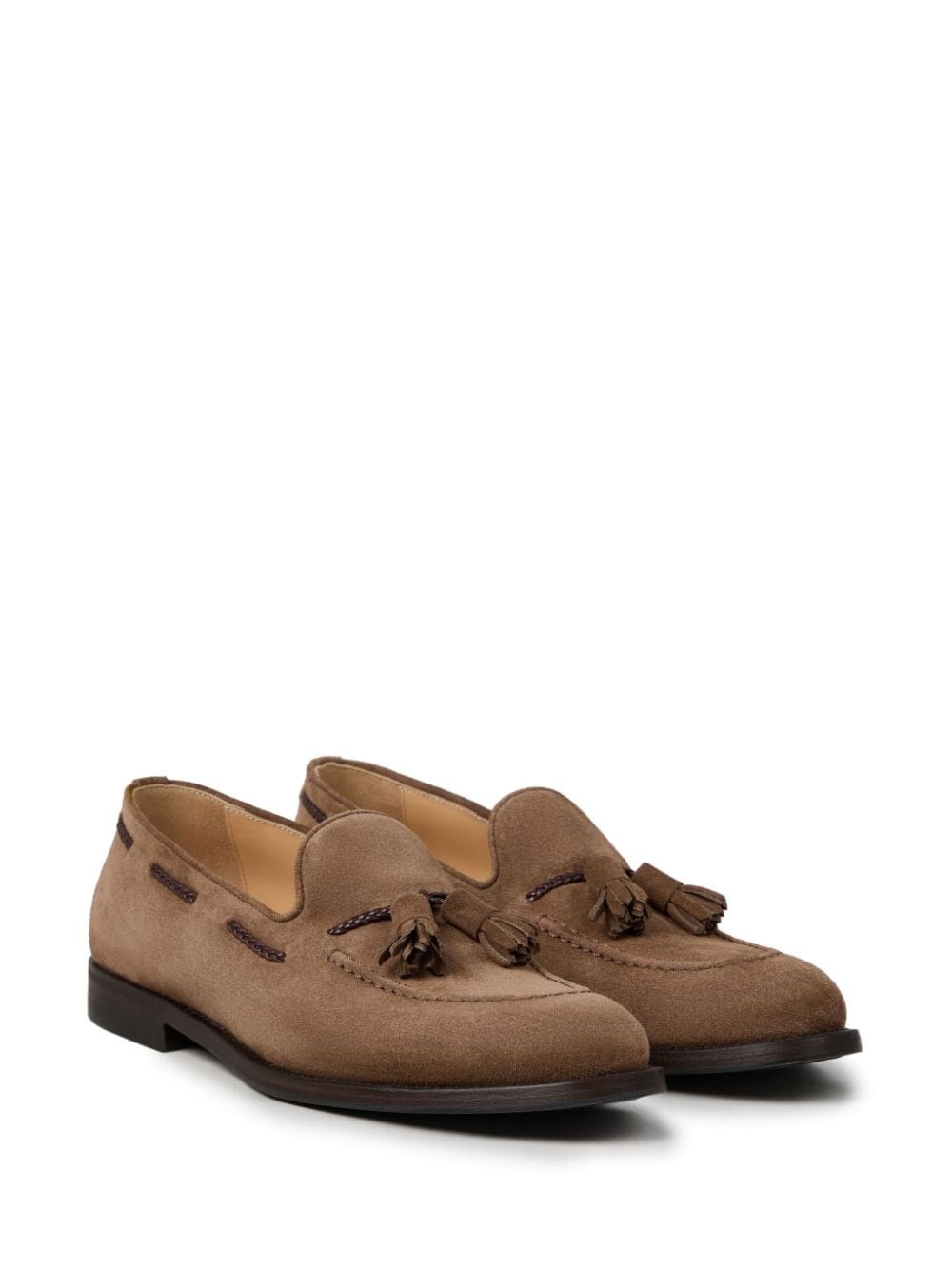 tassel-detail suede loafers - 2