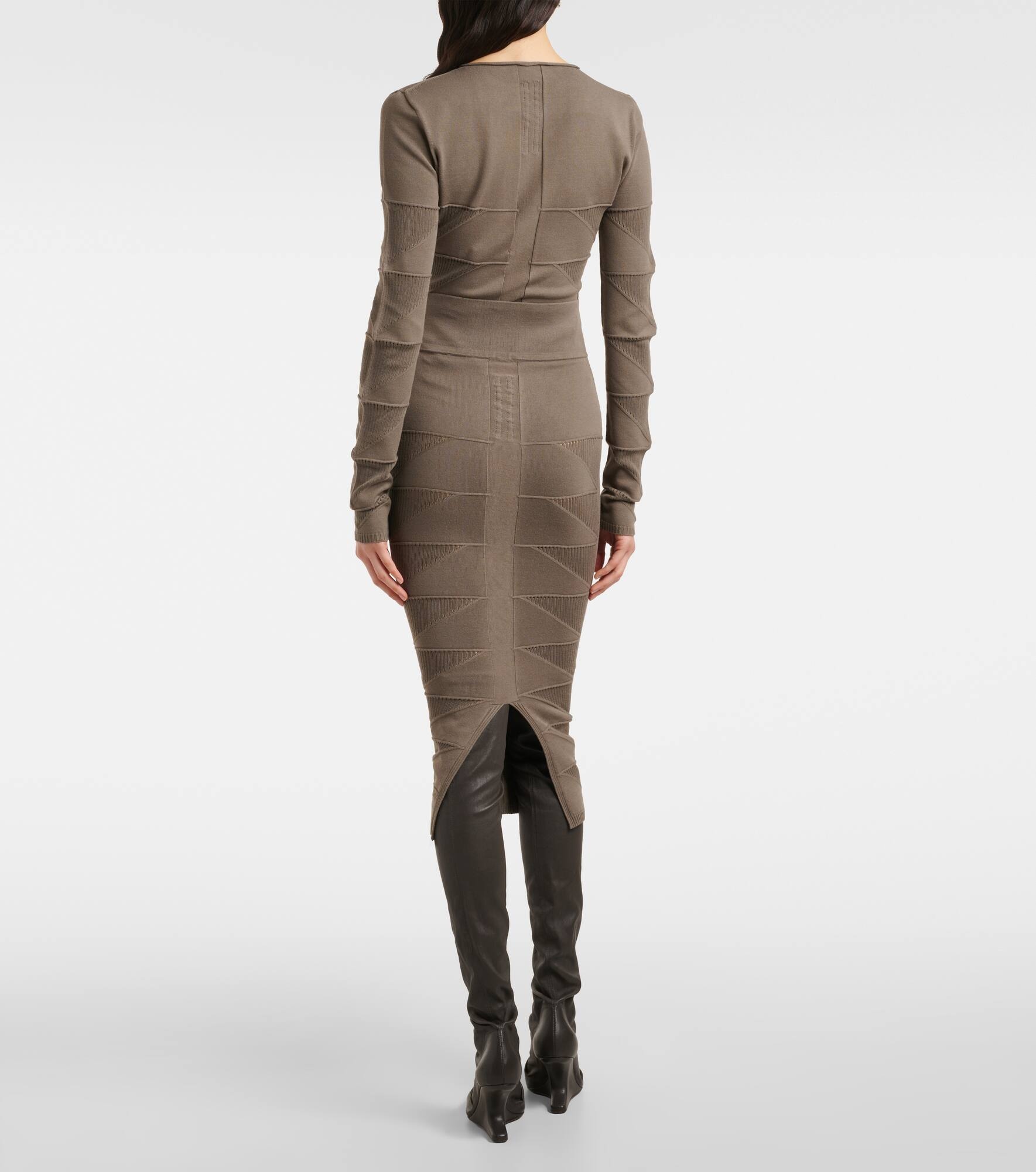 Jersey pencil skirt - 3