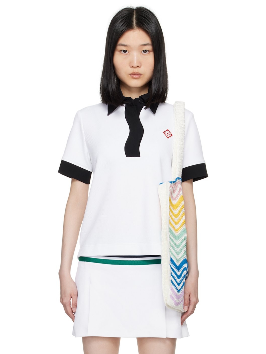 White Memphis Polo - 1