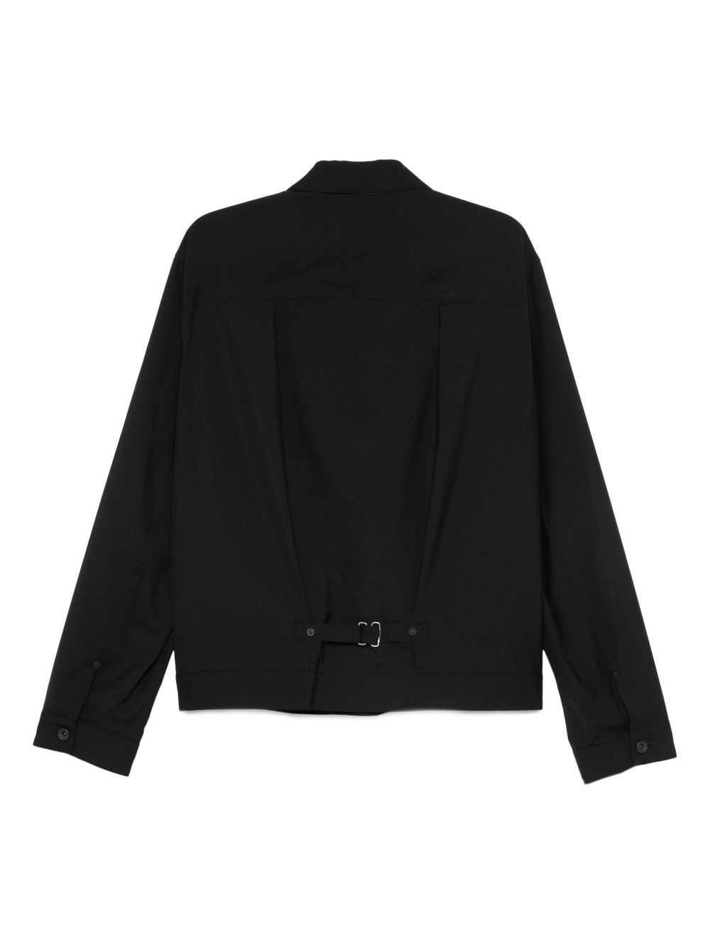 button-fastening shirt jacket - 2