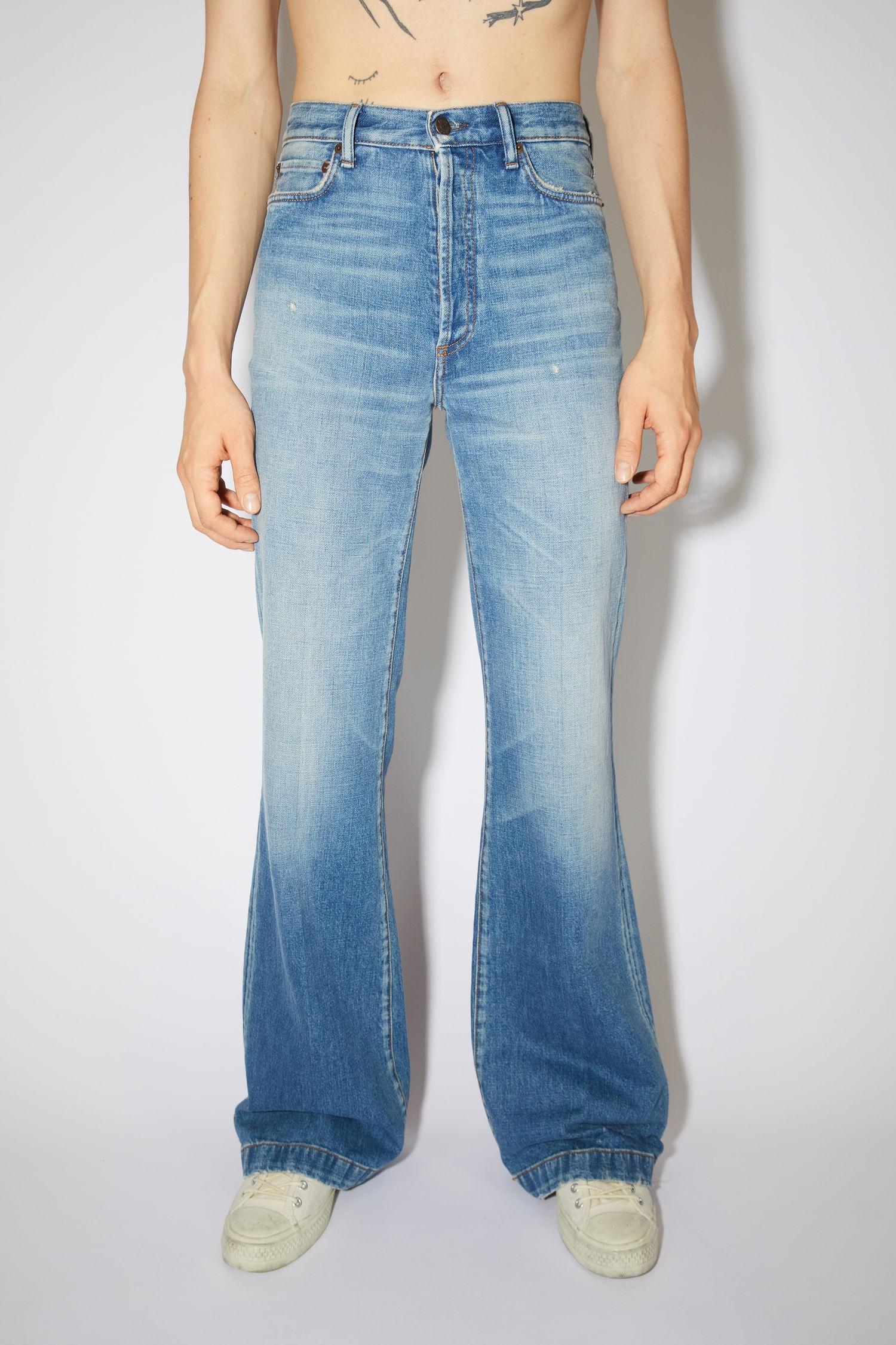 Bootcut fit jeans - Mid Blue - 2