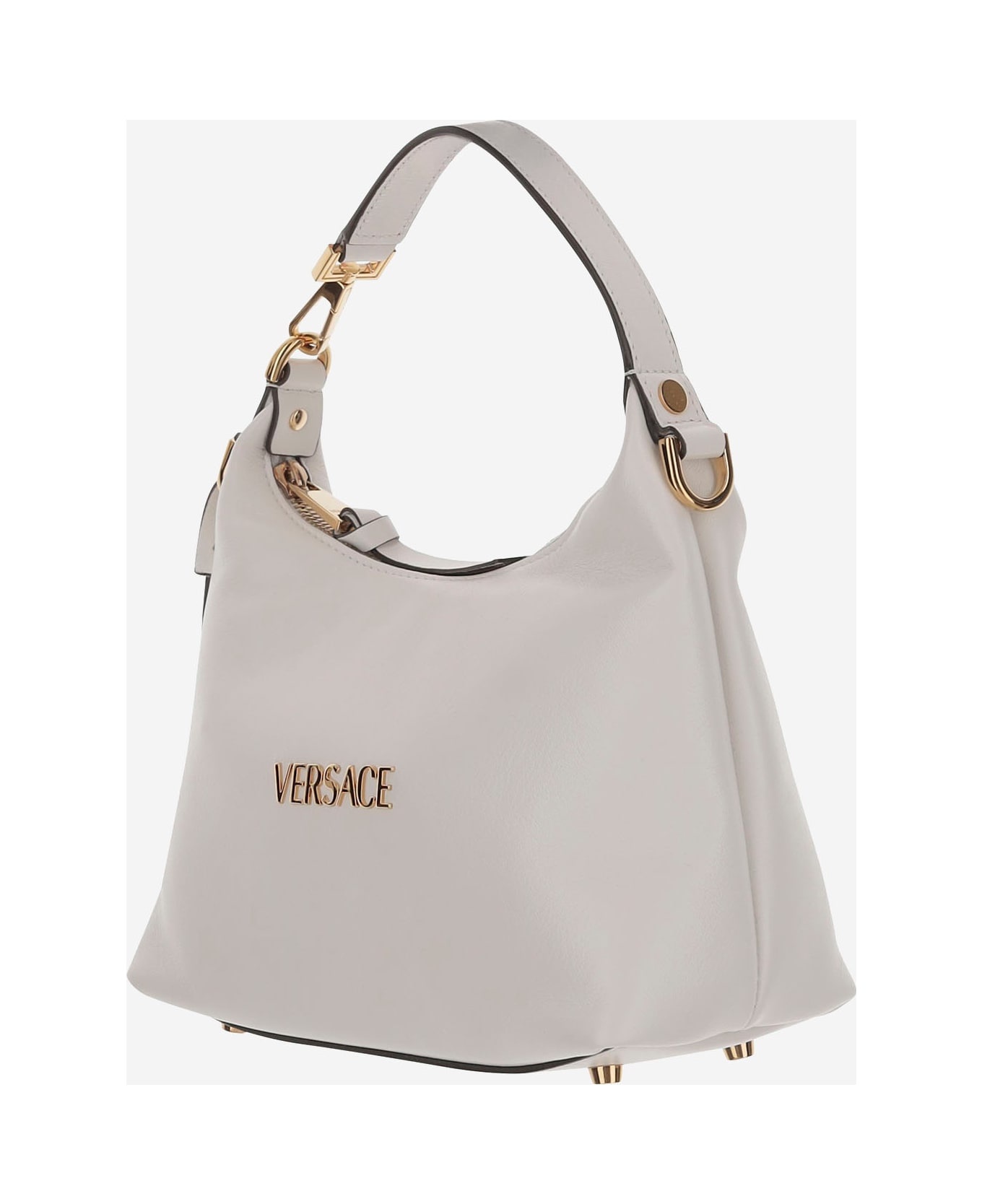 Lambskin Handbag With Logo - 2