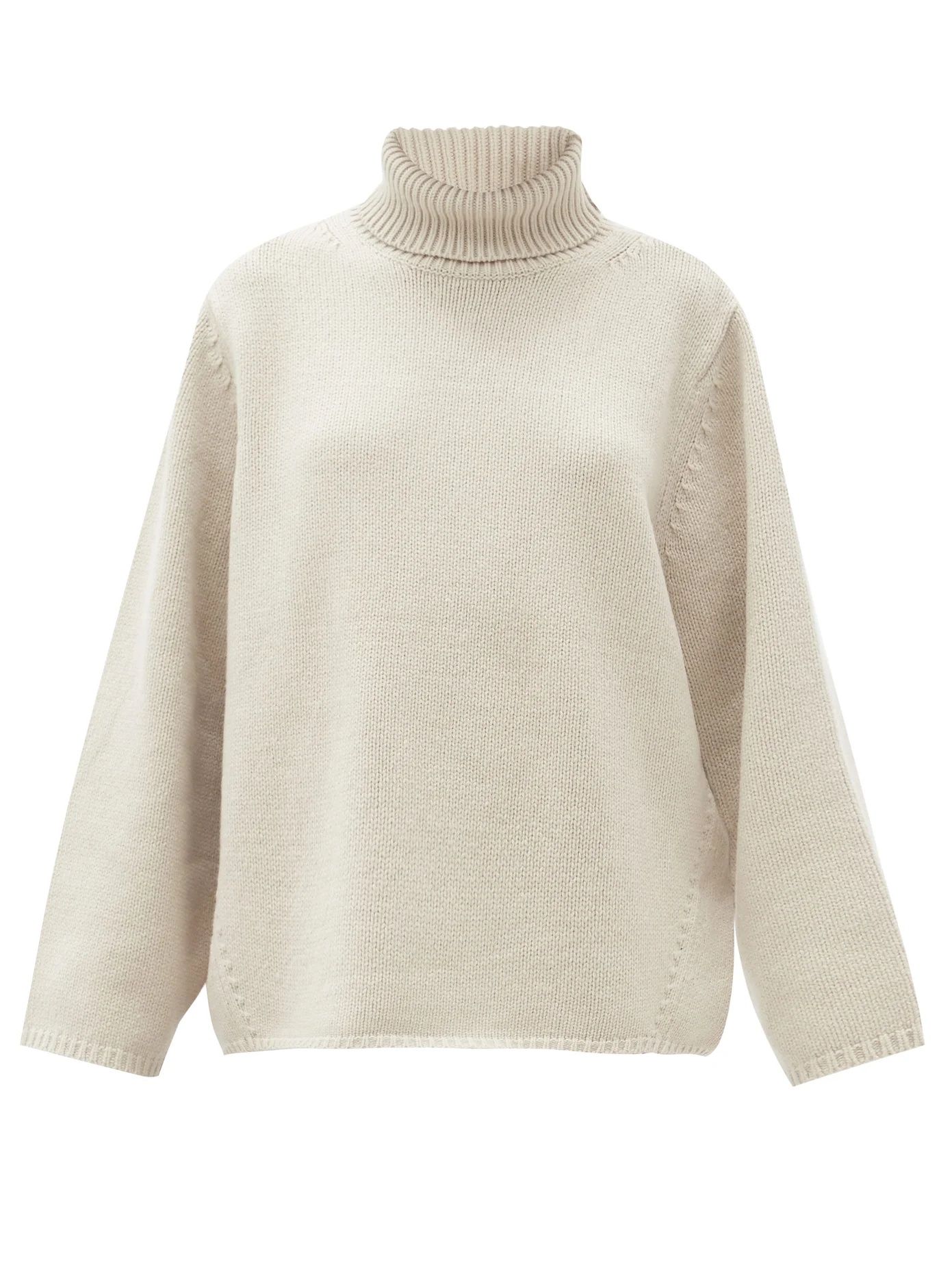 Cambridge roll-neck wool-blend sweater - 1